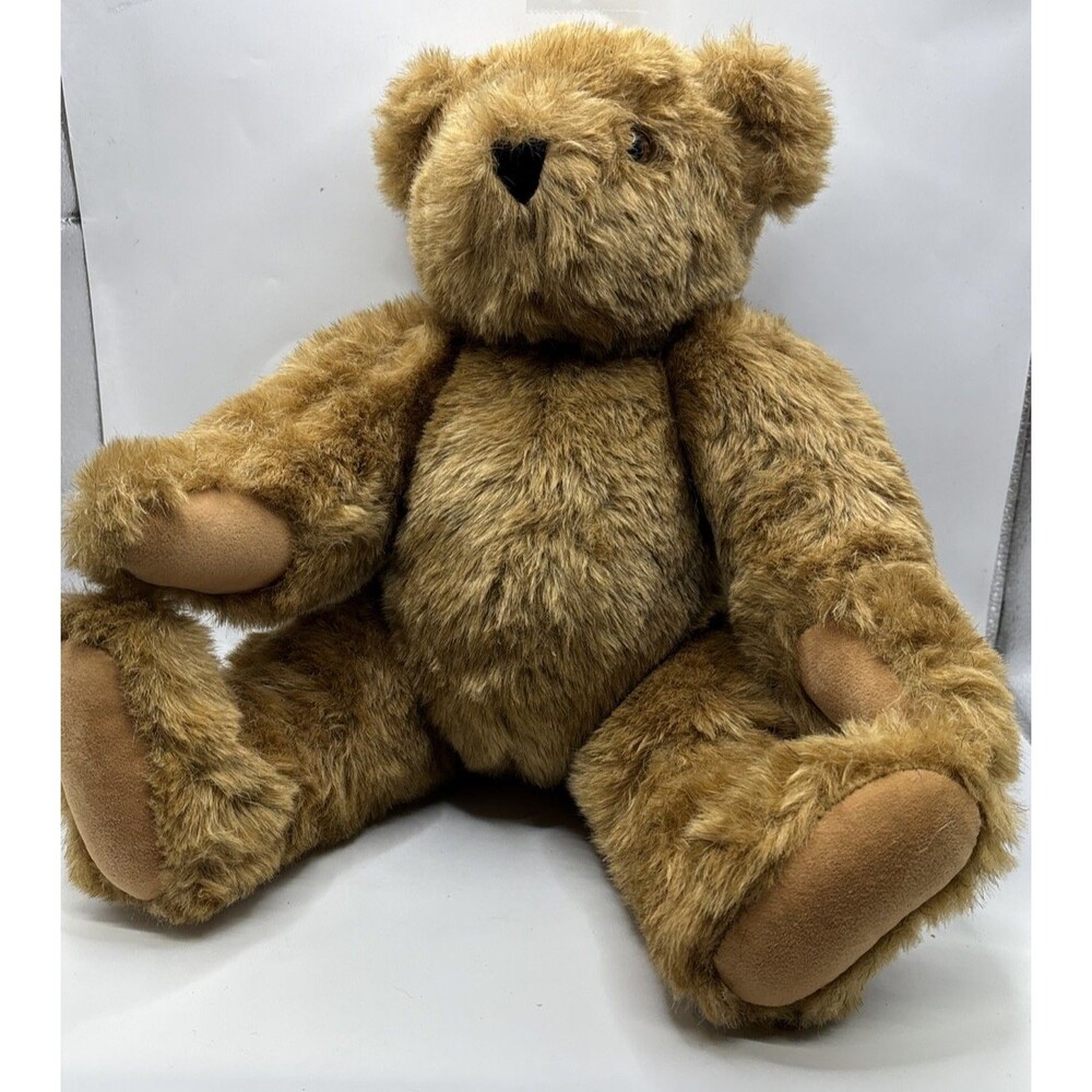 Vermont Teddy Bear Jointed Plush 17” Classic Made Between 2002-2003